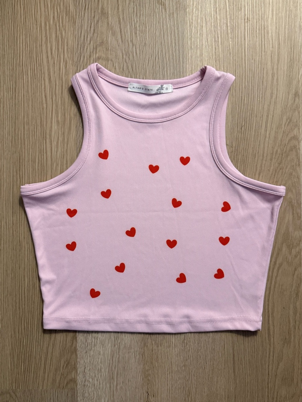 Altar’d State Heart Print Tank Top